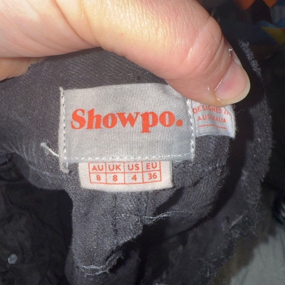 Showpo black Denim Skirt - Picture 4 of 4